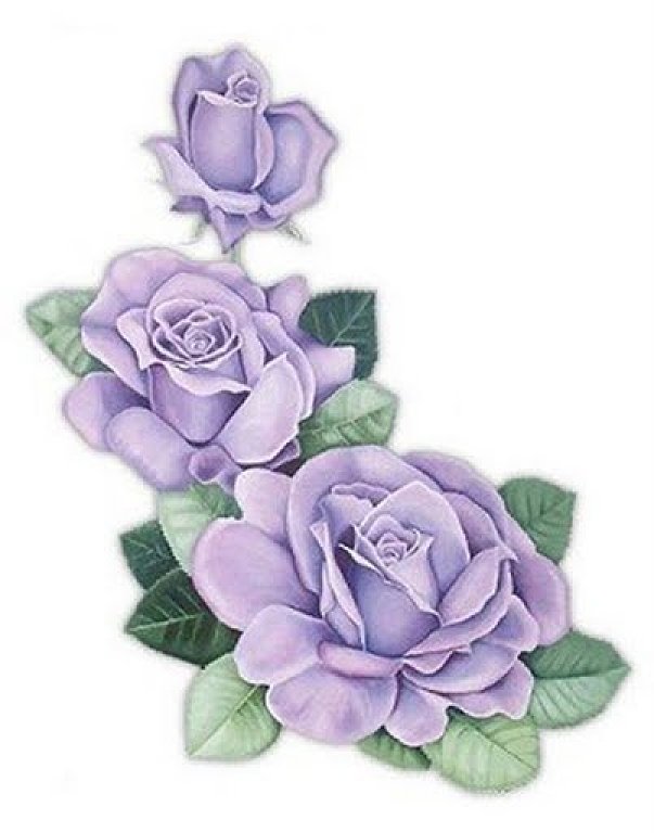 clip art purple rose - photo #33